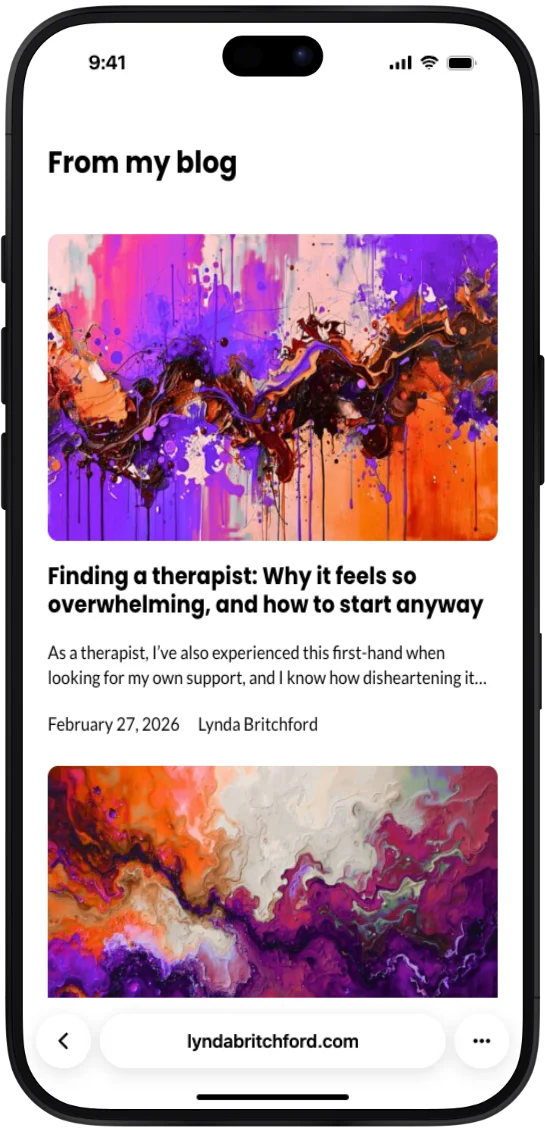 Lynda trauma therapist blog mobile